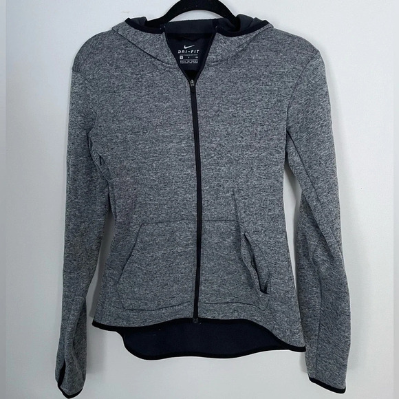 Nike Dri-Fit Women’s‎ Training Hoodie Full Zip Sweatshirt - Picture 1 of 8